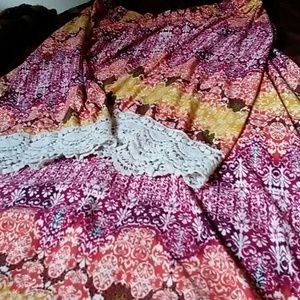 Hippie/Boho Tunic•Blouse with lace detail sleeves